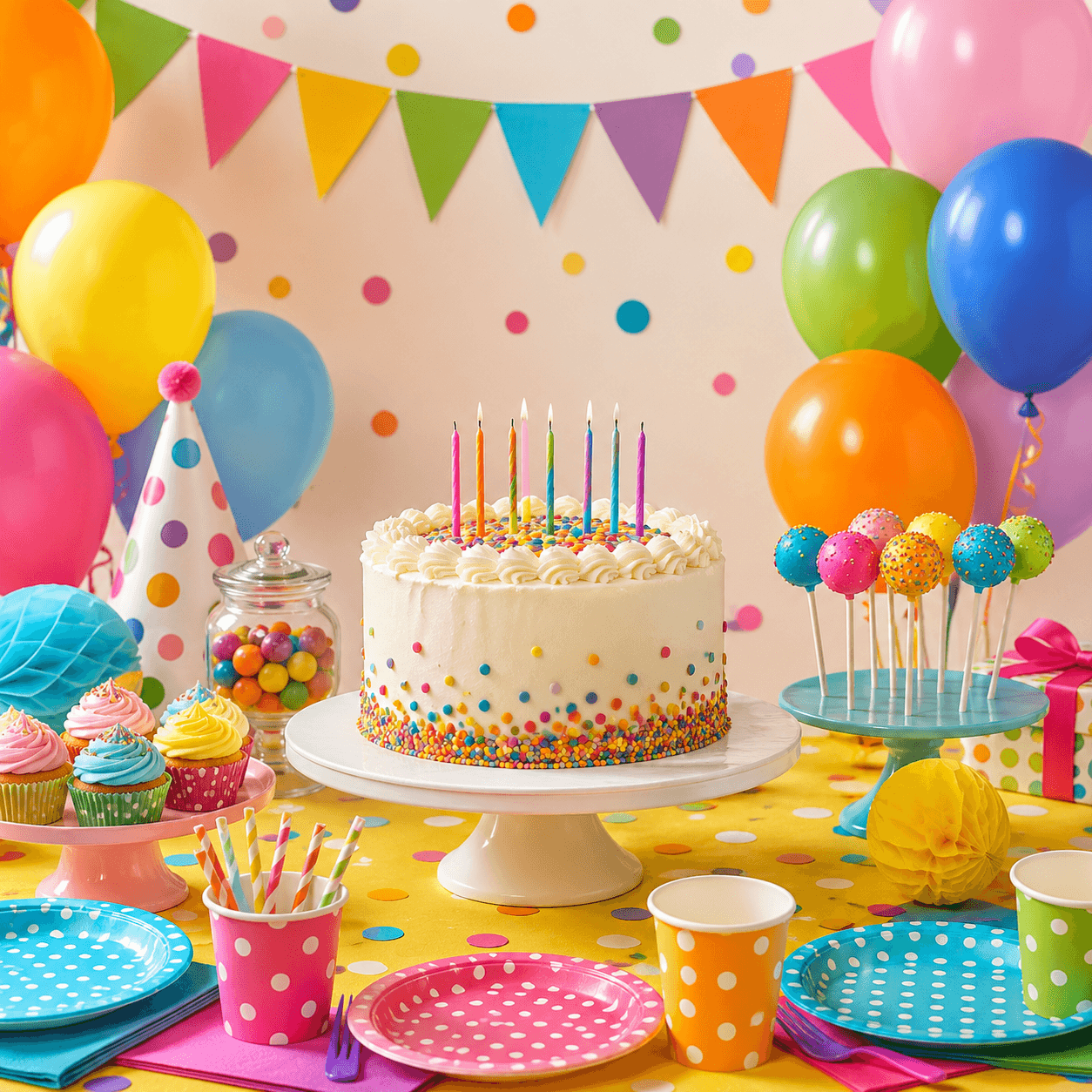 Crianças a fazer arte numa festa de aniversário